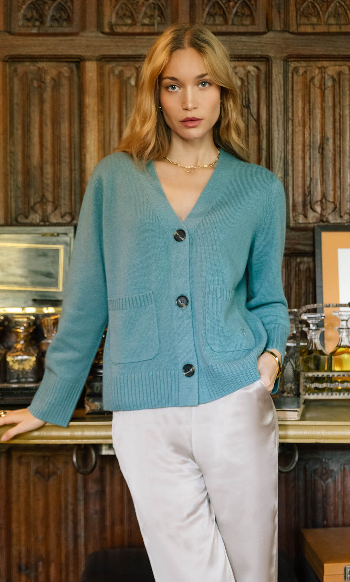 Chiara Cashmere Cardigan