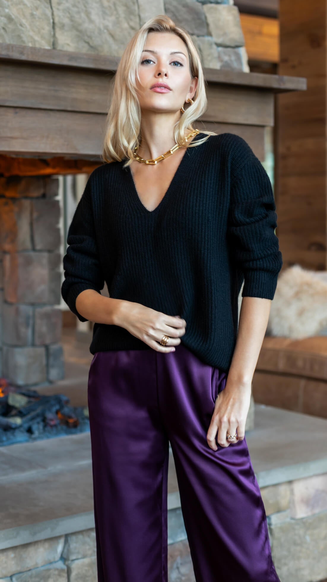 Como Cashmere Fisherman Sweater