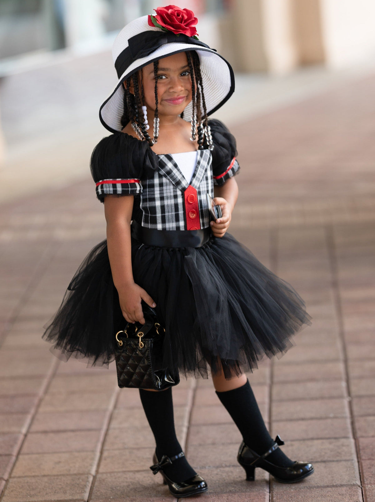 90s Beverly Hills Preppy Tutu Dress
