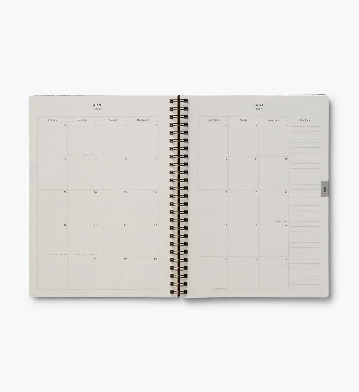 2027 12-Month Softcover Spiral Planner - Sage Hydrangea